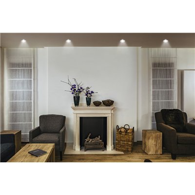 LED SPOT RECESS TWIST PRO 70mm 5W 3000K White Silver