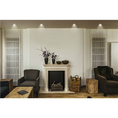 LED SPOT RECESS TWIST PRO 70mm 5W 3000K White Black