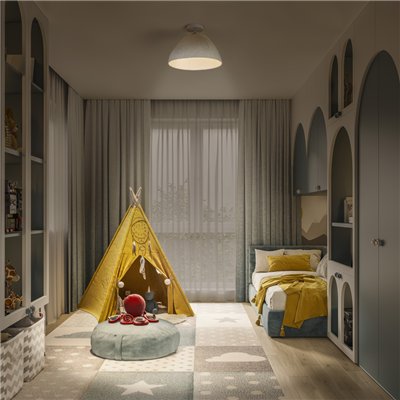 Decor Camel Bell Ceiling E27 White