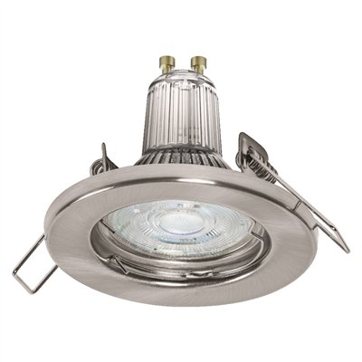 LED SPOT SET RECESS ESSENTIAL GU10 3x2.6W GU10 Brushed Nickel