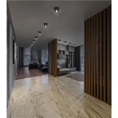 LED SPOT SURFACE Square GU10 Black