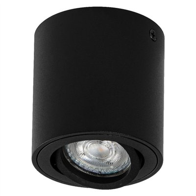 LED SPOT SURFACE Round GU10 Black