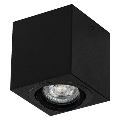 LED SPOT SURFACE Square GU10 Black