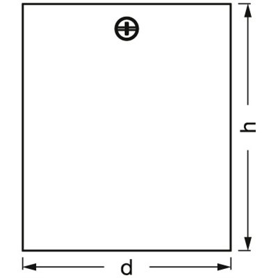 LED SPOT SURFACE Square GU10 Black