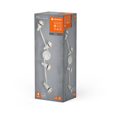 LED SPOT WHITE 4 X 3.4W 927 DIM