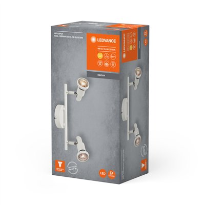 LED SPOT WHITE 2 X 3.4W 927 DIM