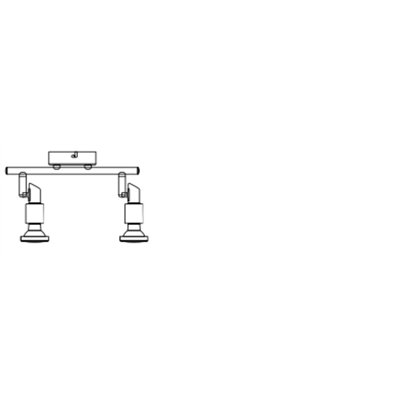LED SPOT WHITE 2 X 3.4W 927 DIM