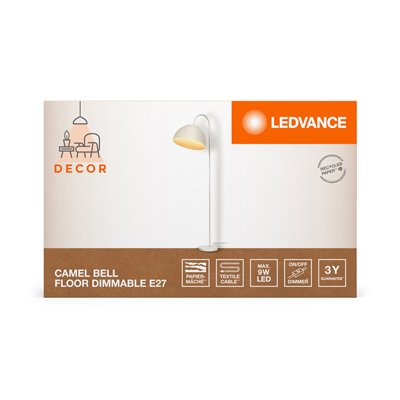 Decor Camel Bell Floor E27 DIM White