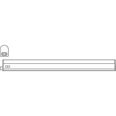 LED SWITCH BATTEN 600 mm 8 W 3000 K