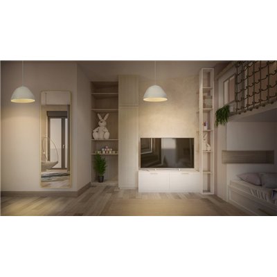 Decor Camel Bell Pendant E27 White