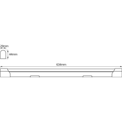 LED VALUE BATTEN 600 mm 10 W 4000 K