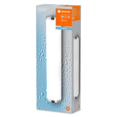 Bathroom Wall Luminaire IP44 E14 455mm E14 Chrome