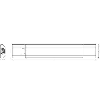 LINEAR EDGE SENSOR 30cm CCT DIM Black