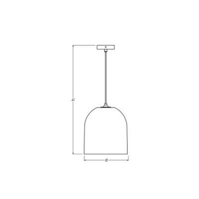 Decor Cardboard Ball Pendant E27 Brown