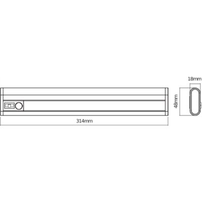 Linear LED Mobile Battery 300