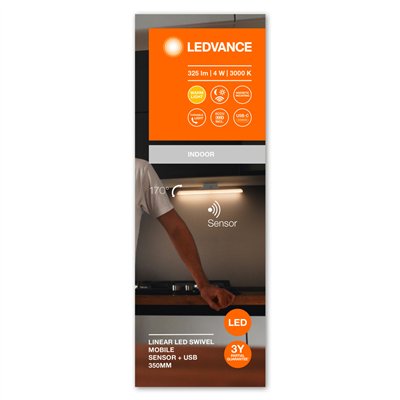 LINEAR LED SWIVEL MOBILE SENSOR 5W 3000K 