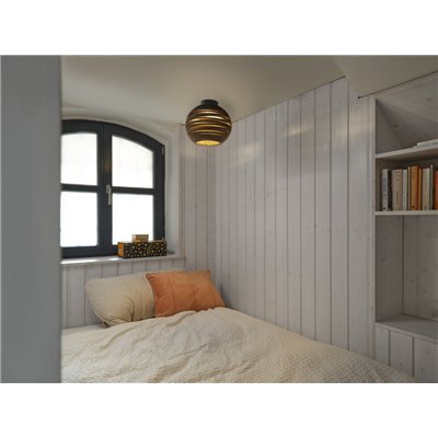 Decor Cardboard Ball Ceiling E27 Brown