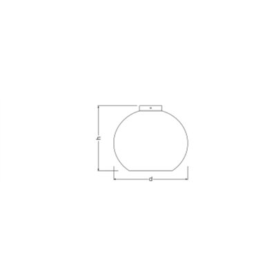 Decor Cardboard Ball Ceiling E27 Brown