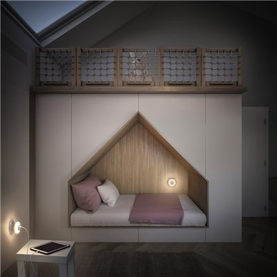 Lunetta Hexagon USB A&C 3000K White