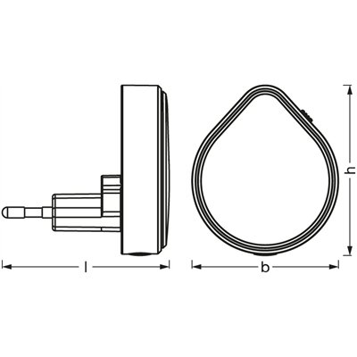 LUNETTA RAINDROP DIM Dimmable White
