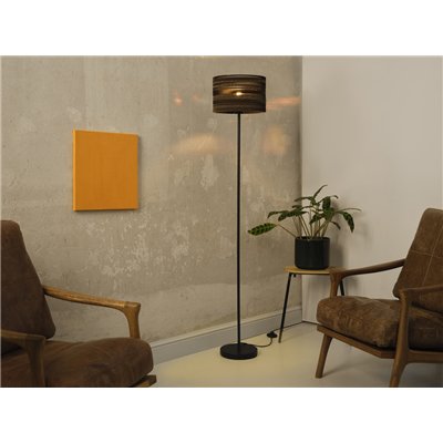 Decor Cardboard Cylinder Floor E27 Brown