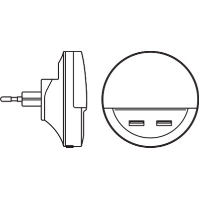 LUNETTA® USB USB White 