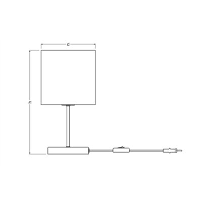 Decor Cardboard Cylinder Table E27 Brown