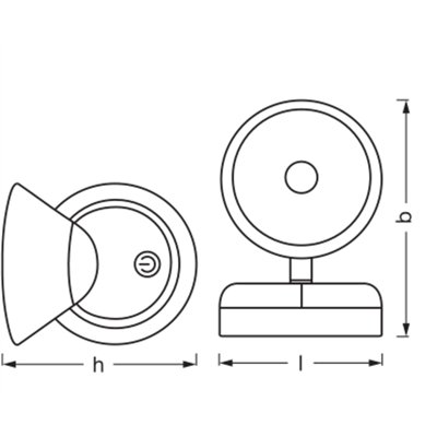 NIGHTLUX CONE 830 DIM USB Black