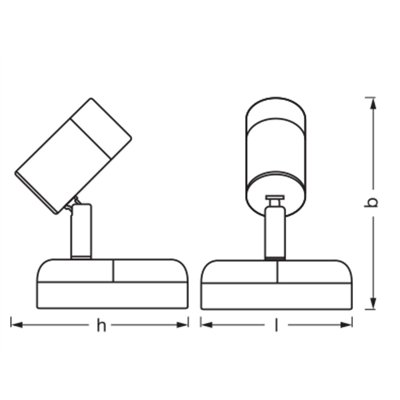 NIGHTLUX CYLINDER 830 DIM USB Black