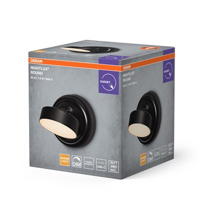 NIGHTLUX ROUND 830 DIM USB Black