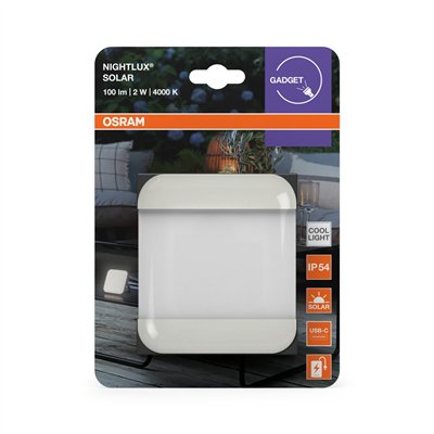 NIGHTLUX SOLAR 840 DIM USB Grey