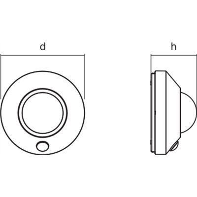 NIGHTLUX® Ceiling Silver