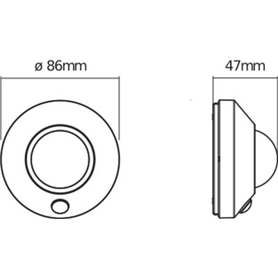 NIGHTLUX® Ceiling Silver