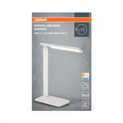 Office Line Desk Banker 7W CCT Dimmable White