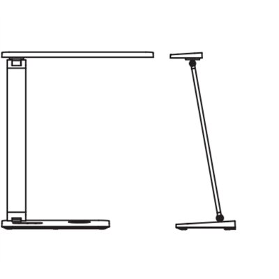 Office Line Desk Banker 7W CCT Dimmable Black