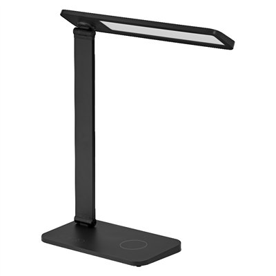 Office Line Desk Banker Inductive Charging 17W CCT Dimmable Black