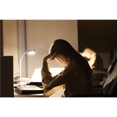 Office Line Desk Cylinder 4.8W CCT Dimmable White