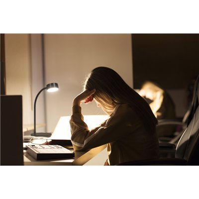 Office Line Desk Cylinder 4.8W CCT Dimmable Black