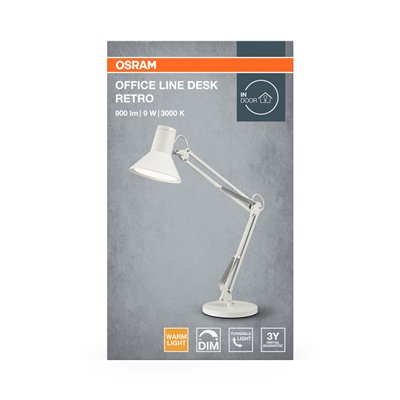 Office Line Desk Retro 9W 830 Dimmable White