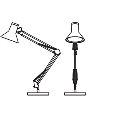 Office Line Desk Retro 9W 830 Dimmable White