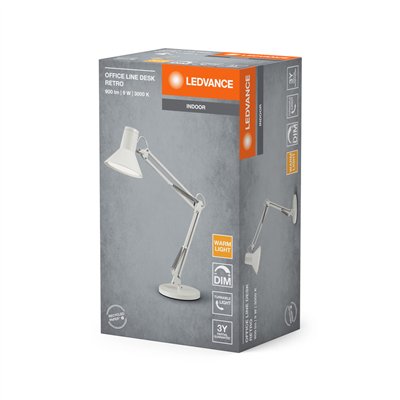 Office Line Desk Retro 9W 830 Dimmable White