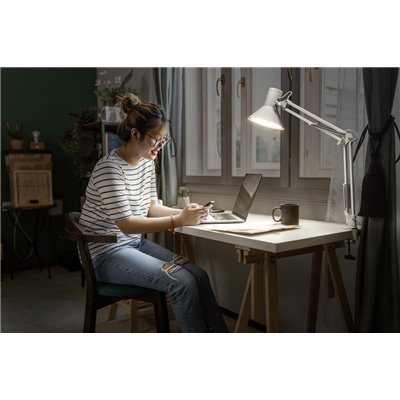 Office Line Desk Retro Clip 9W 830 Dimmable White