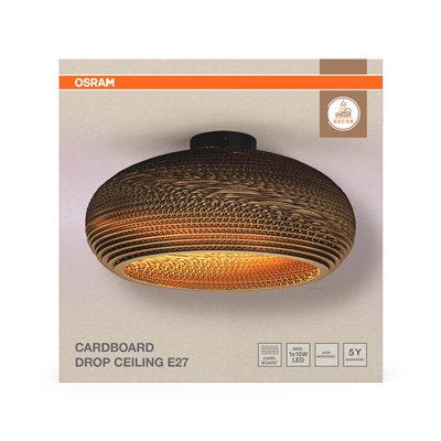 Decor Cardboard Drop Ceiling E27 Brown