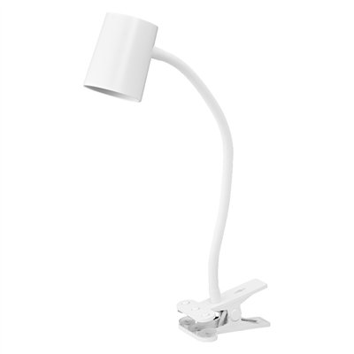Office Line Desk Trapezium Clip GU10 White