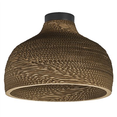 Decor Cardboard Hat Ceiling E27 Brown