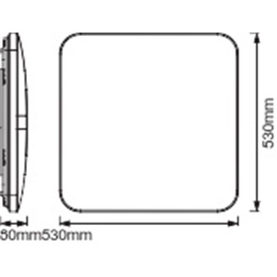 ORBIS CLICK SENSOR 530x530mm 60W