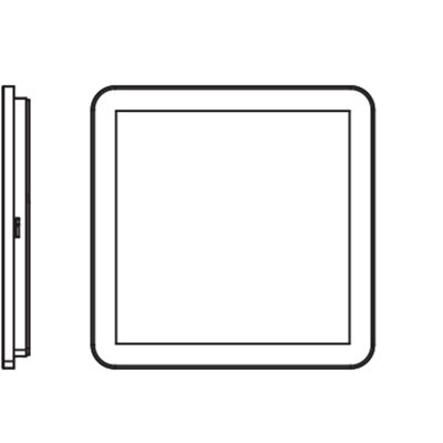 Orbis Disc 30X30CM 22W Click CCT IP44 White
