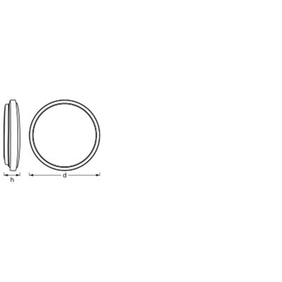 ORBIS LONDON 400 mm 24W 830 BK