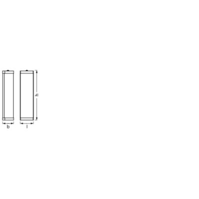 Bathroom Wall Luminaire IP44 E14 320mm E14 Black