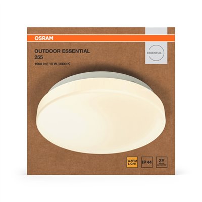 OUTDOOR ESSENTIAL 255mm 18W 830 White